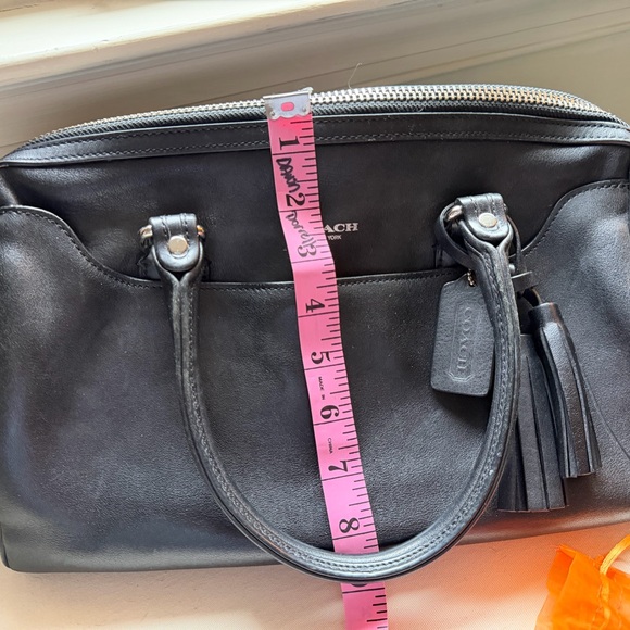 Coach Black leather Hayley satchel - Picture 5 of 10